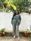 Convertible Green Kurti