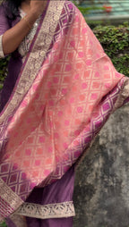 Lavender 3pcs kurta set