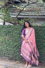 Lavender 3pcs kurta set