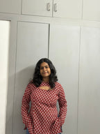 Convertible Red Kurti