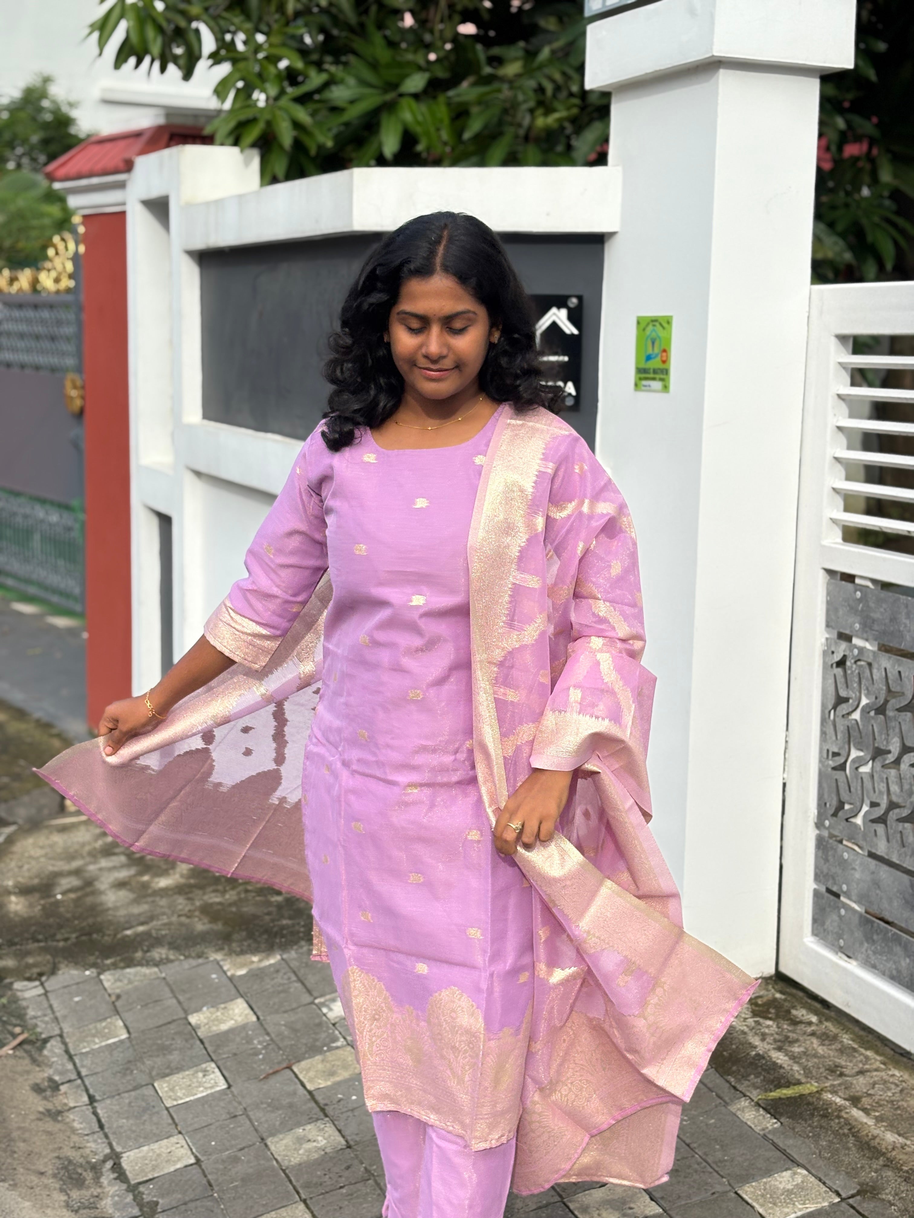 Pastel Pink Kurta Set