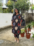 Black Kalamkari Co-ord