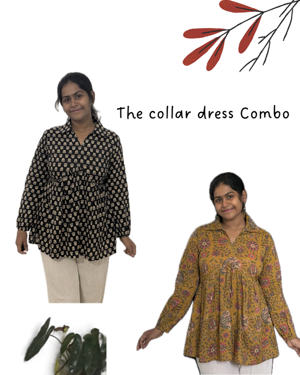 Collar Peplum Combo