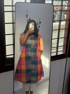 Madras Check A-line Kurti