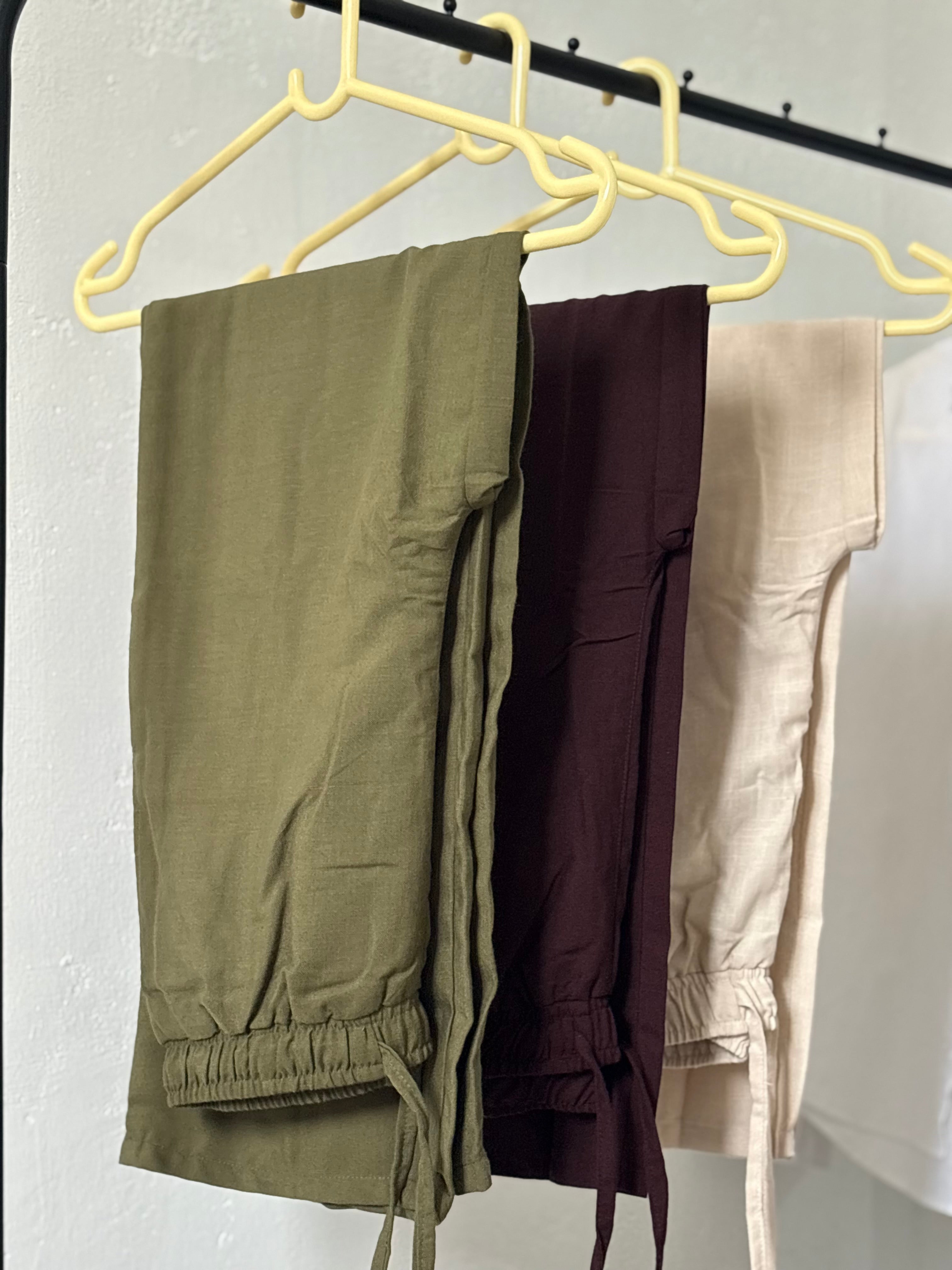 Adjustable Linen Pant