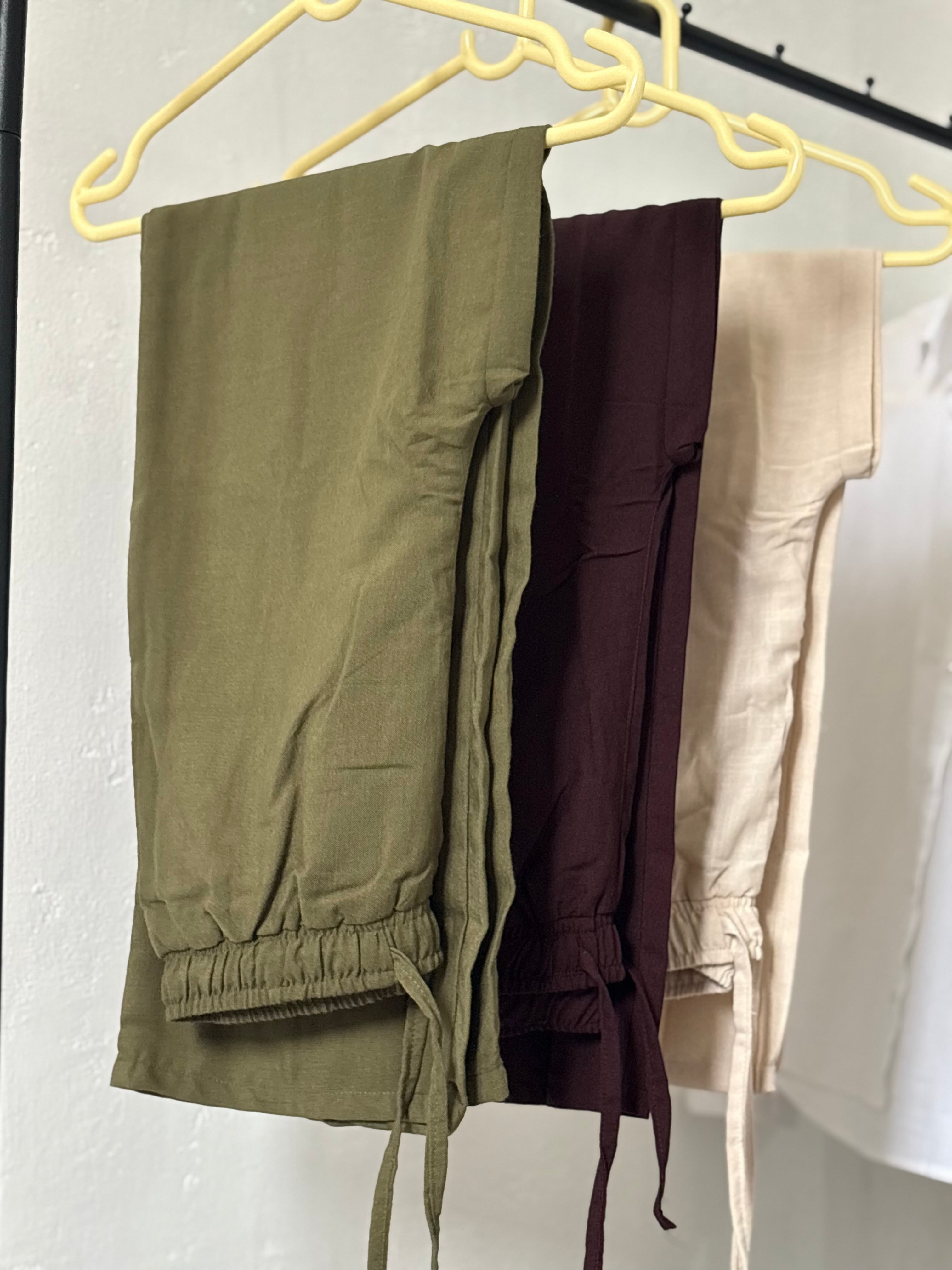 Adjustable Linen Pant