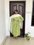Anarkali Green set