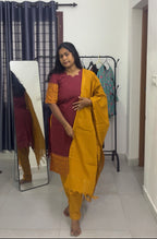 South Cotton  Traditional 3pcs Kurta Set