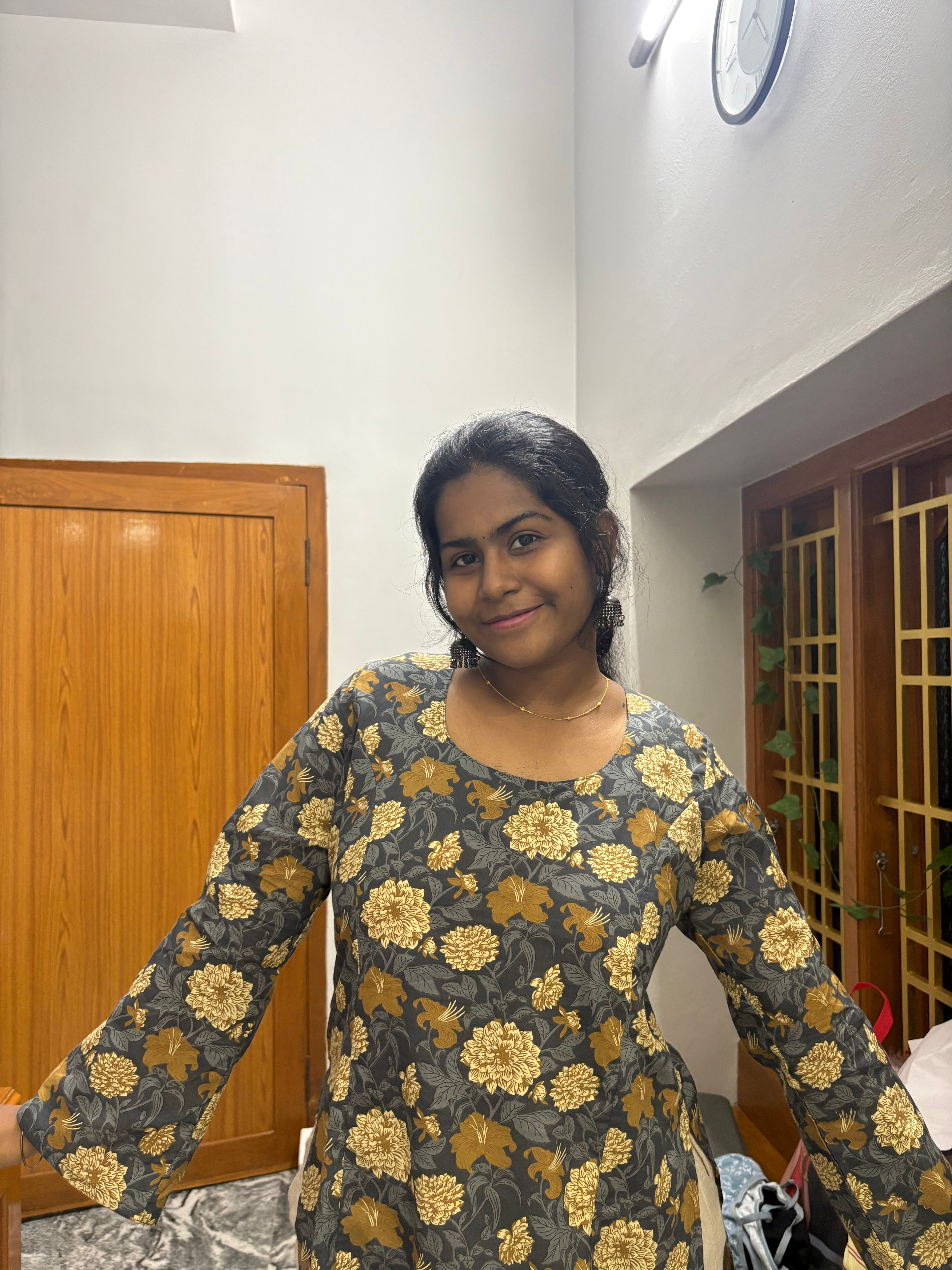 Grey Corset Back Kurti