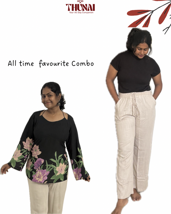 Magical Back Corset + Linen Pants