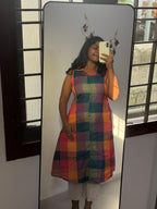 Madras Check A-line Kurti
