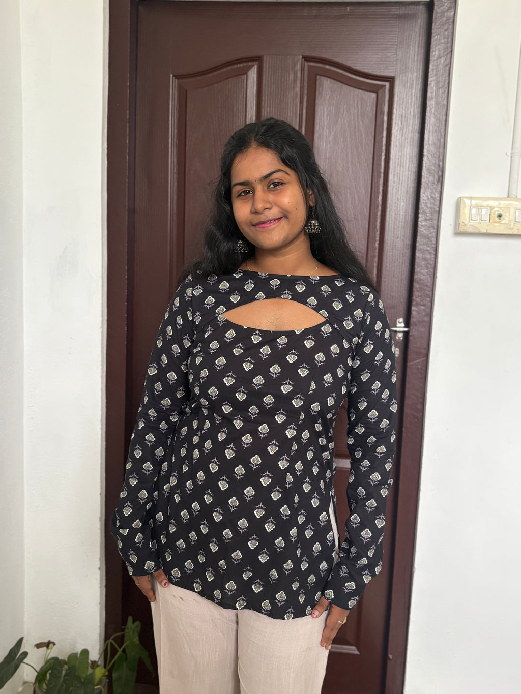 Convertible Black Kurti