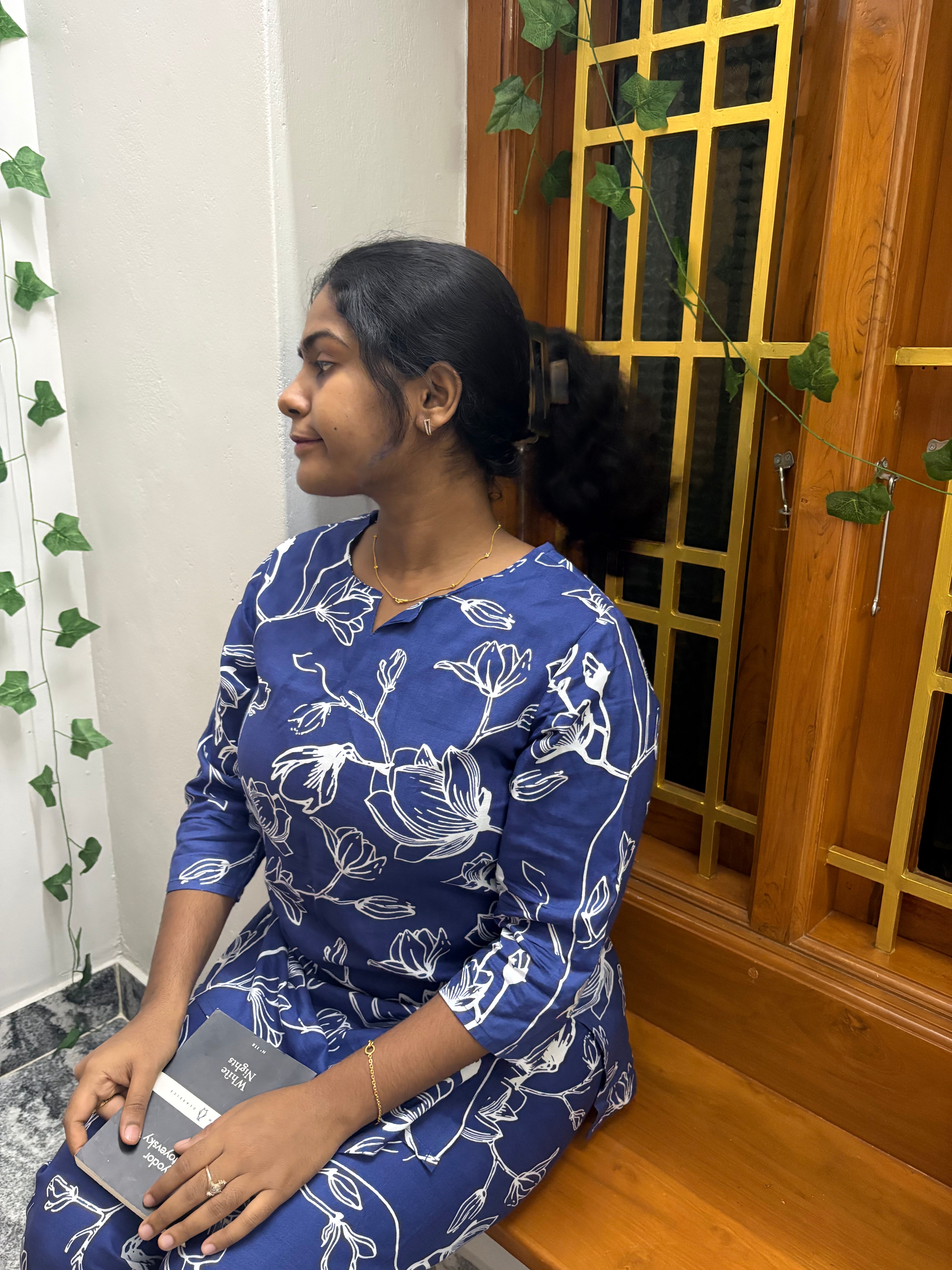 Blue lounge wear Co-ord