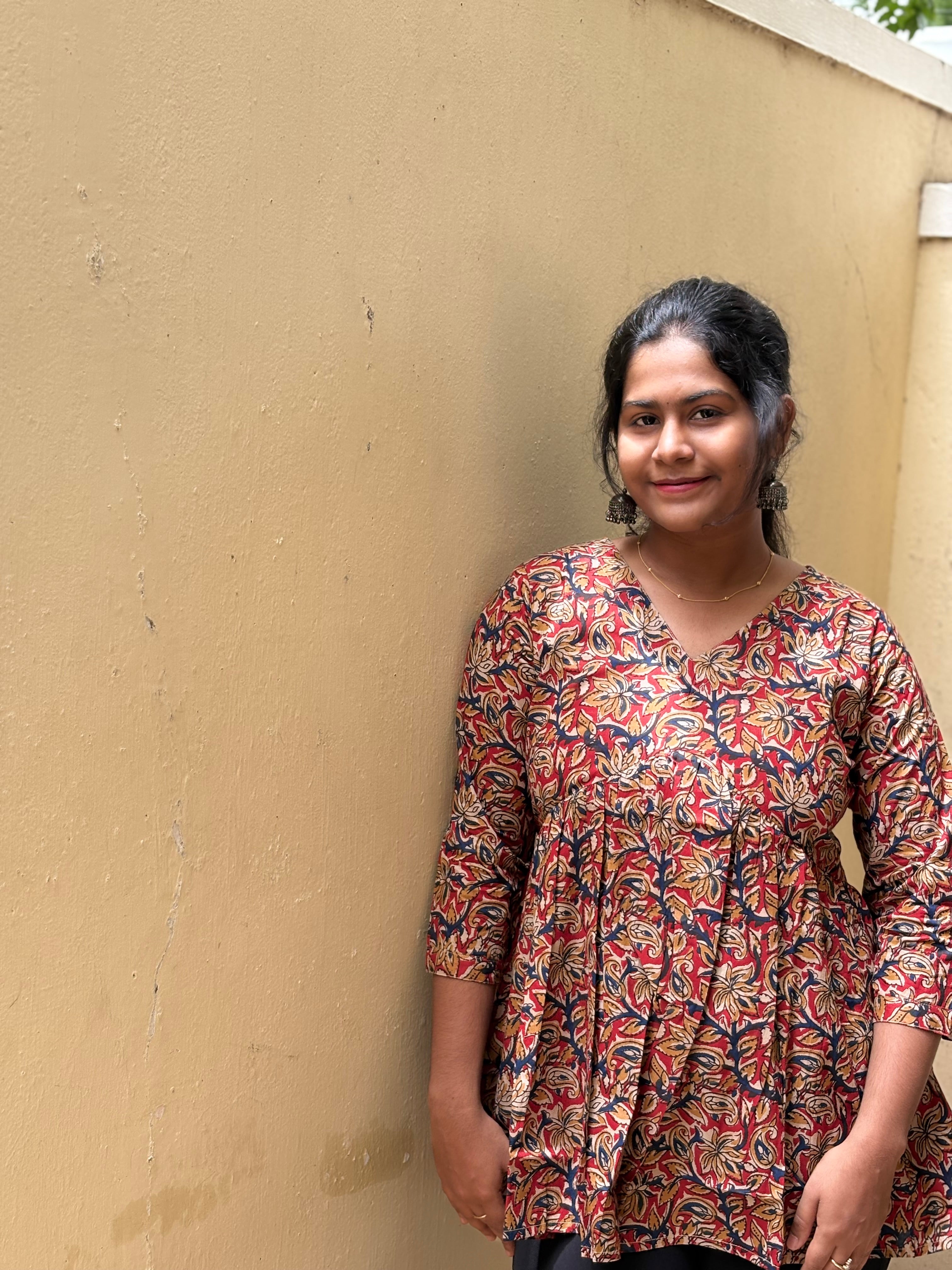 Kalamkari Peplum top